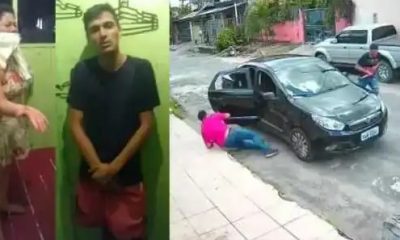 Casal que levou "côro" de traficantes após esfaquear motorista de aplicativo, é preso em Manaus