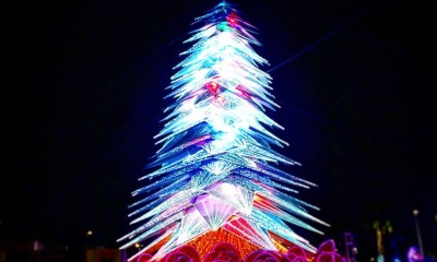 Prefeitura de Manaus entregou árvore de Natal da Ponta Negra, neste domingo, 5/12