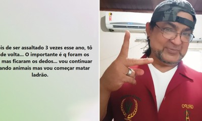 "Vou começar matar ladrão" publica Mauro Animalesco 2 dias antes de ser assassinado
