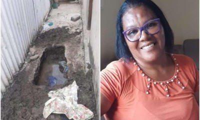 Mulher que estava desaparecida foi encontrada enterrada em seu próprio quintal!