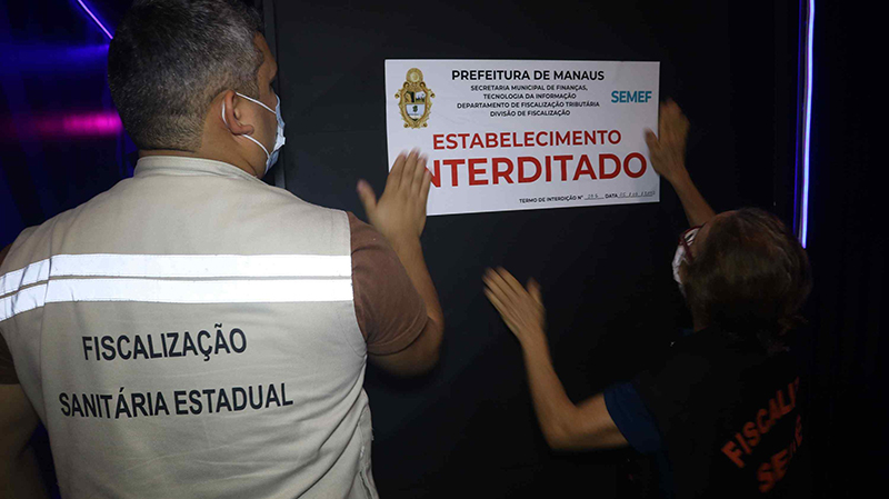 Central Integrada de Fiscalização acaba com 14 festas clandestinas em Manaus no fim de semana! / Foto: Tarcísio Heden/SSP-AM