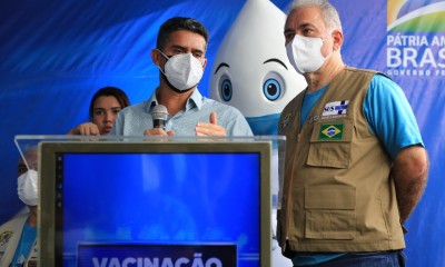 Governador Wilson Lima, junto com Ministro Queiroga, destaca apoio do Governo Federal no enfrentamento da pandemia