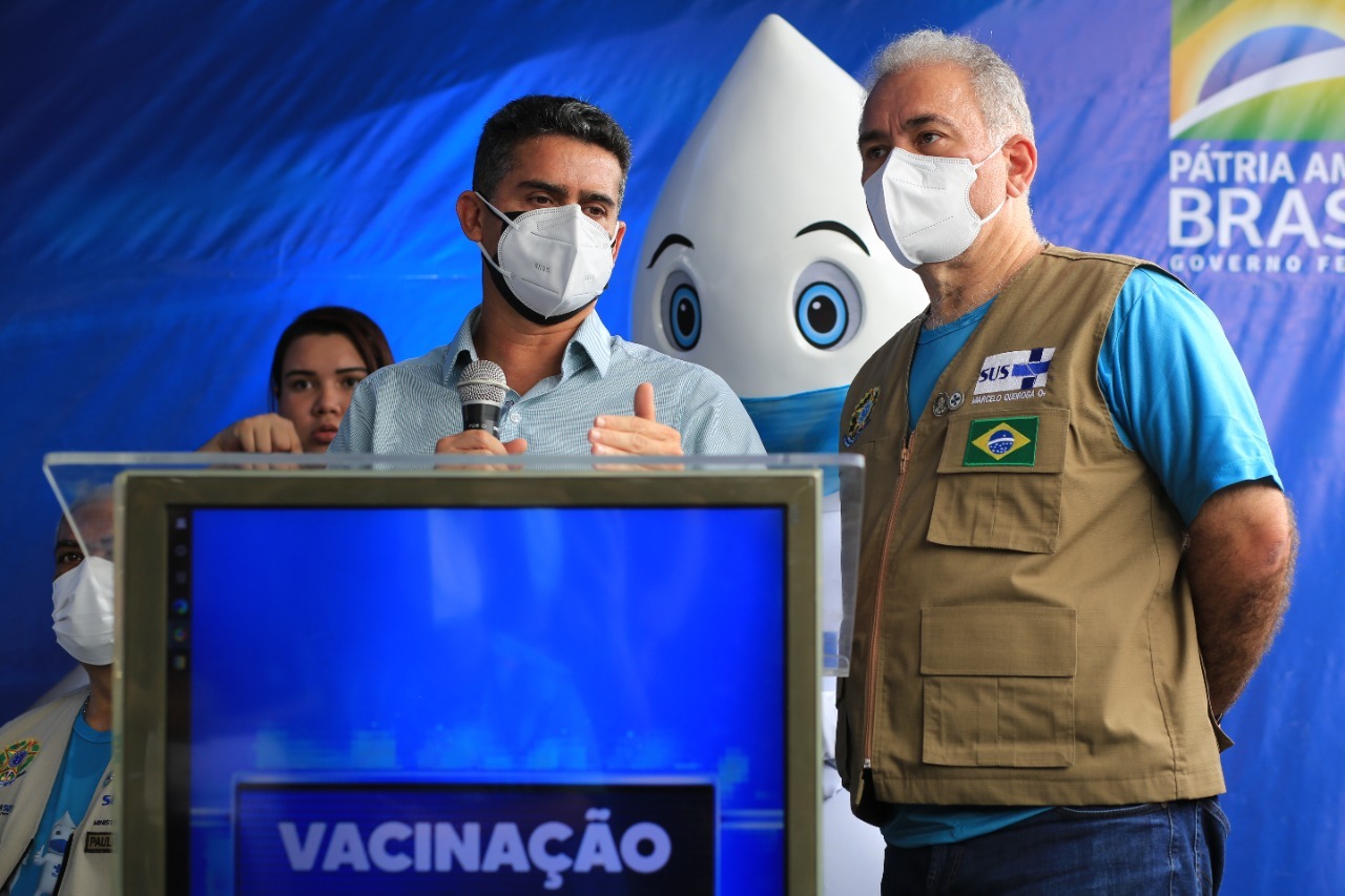 Governador Wilson Lima, junto com Ministro Queiroga, destaca apoio do Governo Federal no enfrentamento da pandemia