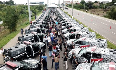 Governador Wilson Lima reforçar a segurança em Manaus com entrega de 61 viaturas às Polícias Civil e Militar
