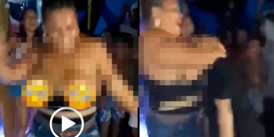 Vídeo +18 : Mulher se empolga em festa infantil e bota as crianças pra mamar na frente dos pais!