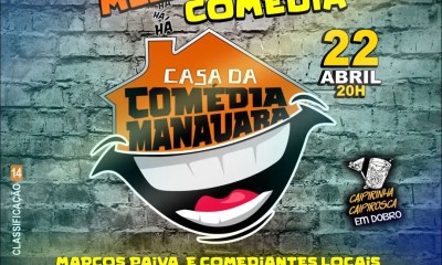 Manaus ganhará nesta sexta (23) um novo Comedy Club, um local exclusivo para comédia!