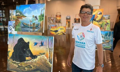 Exposição ‘Amazônia Viva’ parceria entre Prefeitura de Manaus e Shopping traz renda para artistas!
