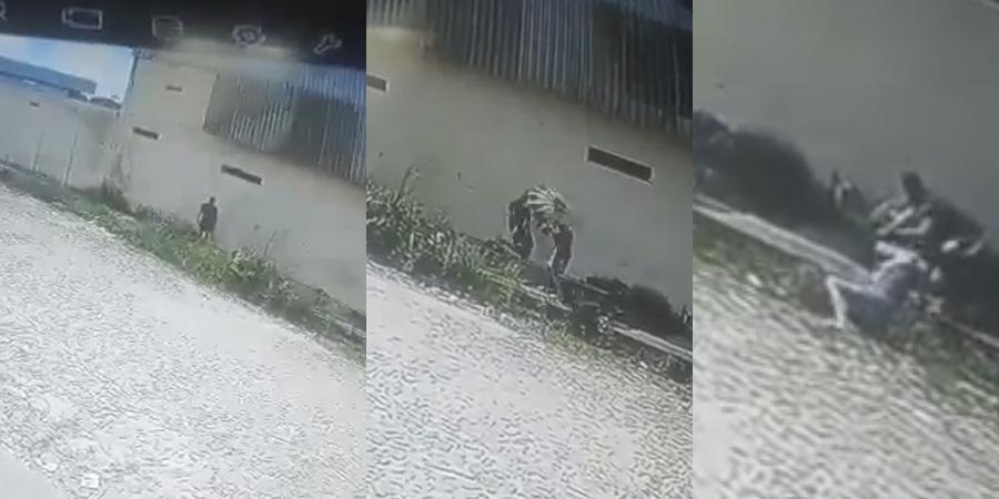 Vídeo +18 : Filho covarde esfaqueia mãe com mais de 40 facadas em plena luz do dia!
