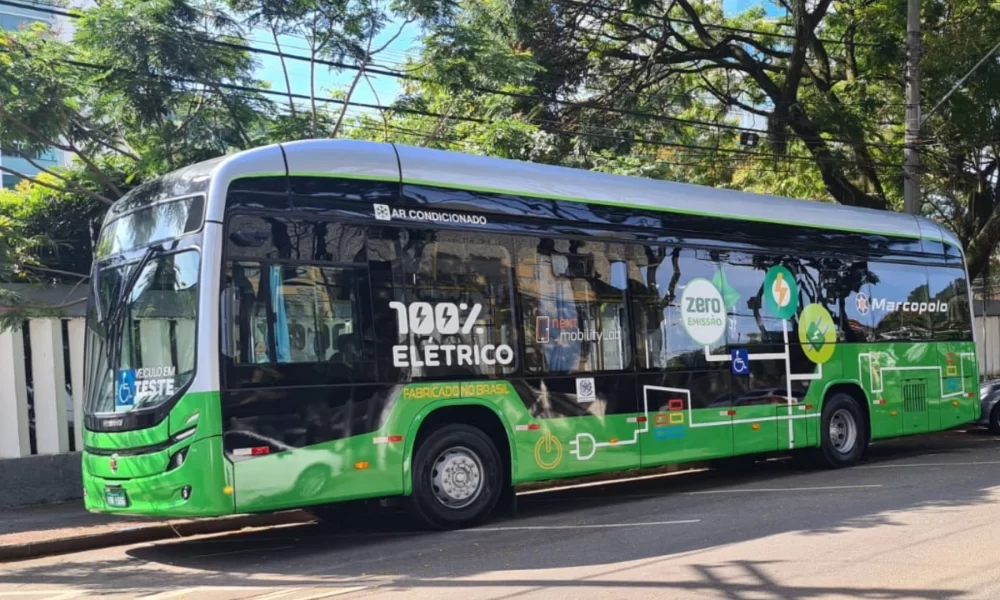 Manaus passará a ter 12 ônibus elétricos no sistema de transporte público!