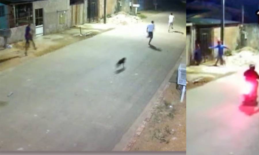 Vídeo mostra dupla em moto executa jovem com tiro na cabeça e deixa outro em estado grave em Porto Velho