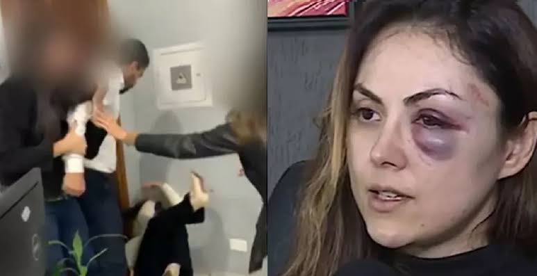 +18 Vídeo registra procuradora sendo brutalmente espancada por colega de trabalho