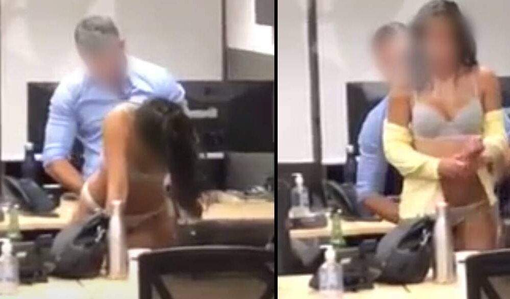 Vídeo +18 : Sócios são flagrados dando uma dentro de escritório só no sigilo