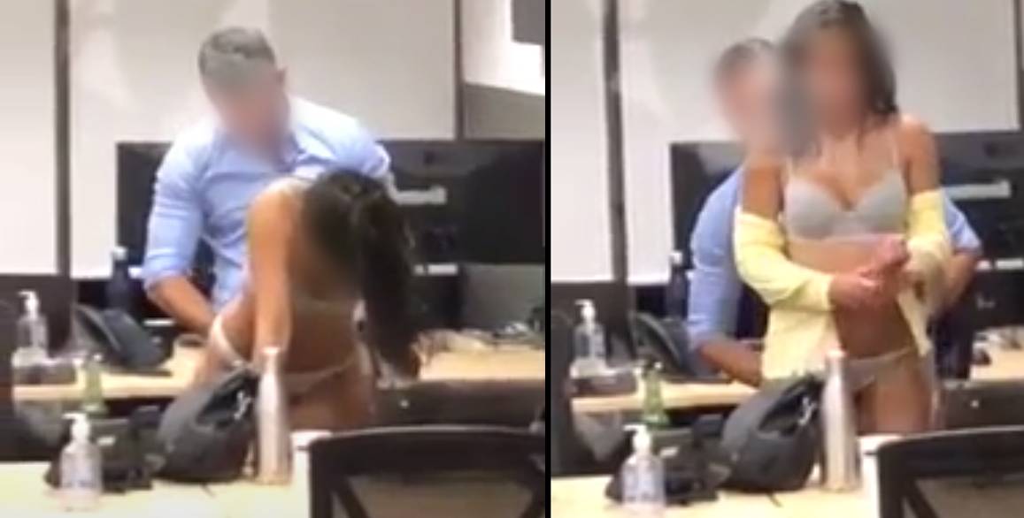 Vídeo +18 : Sócios são flagrados dando uma dentro de escritório só no sigilo