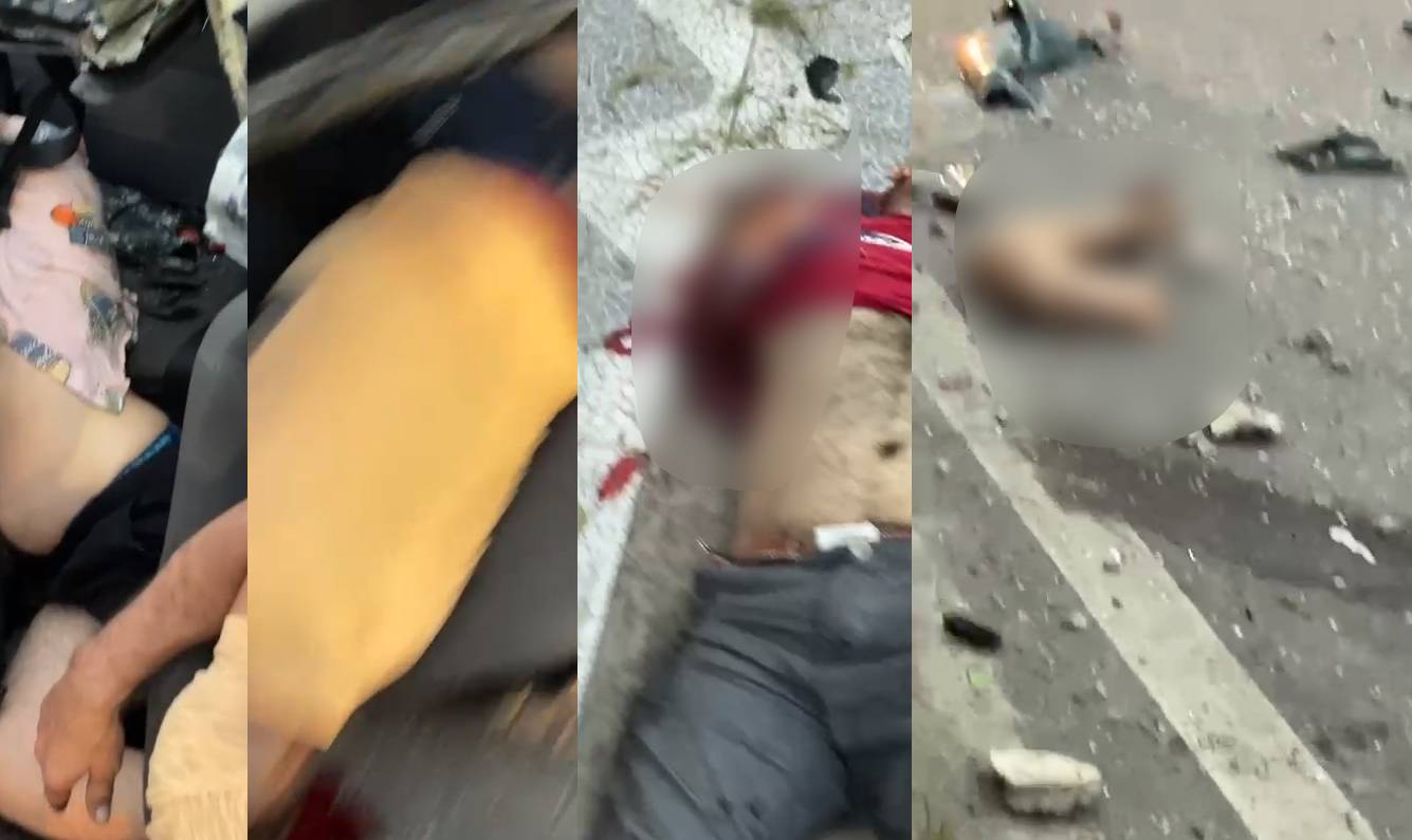 Vídeo 18+: Homem tem braço arrancado durante grave acidente em frente ao "Baratão"