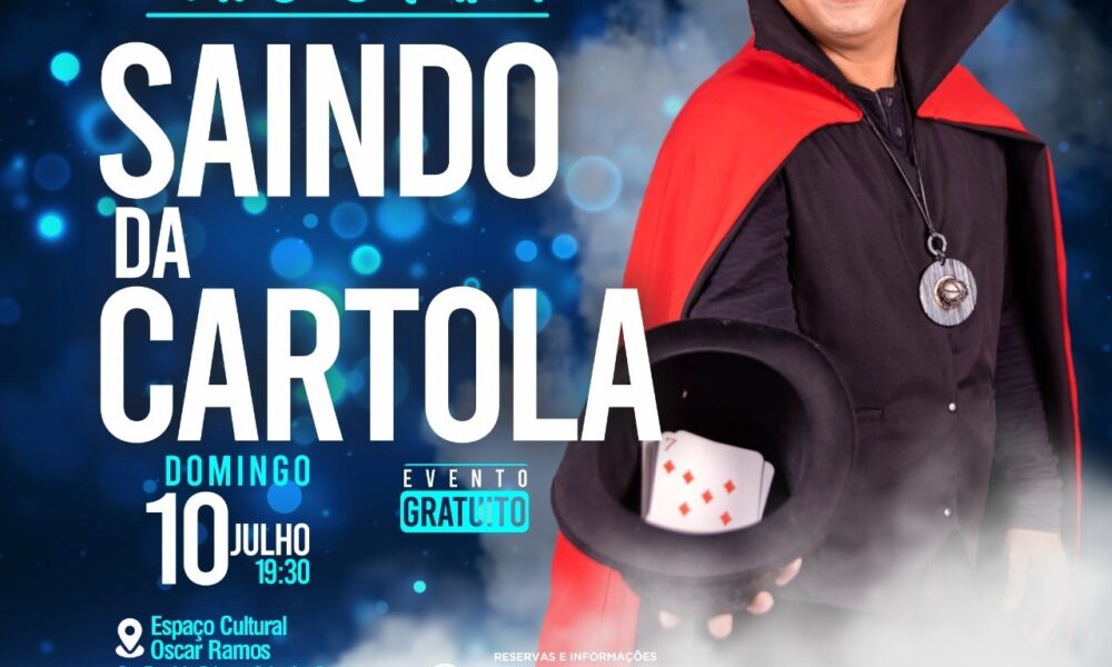 Mago da comédia estará com show e curso gratuito em Itacoatiara nesse fim de semana