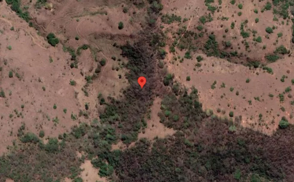 Local onde o corpo de Bianca foi encontrado — Foto: Reprodução/Google