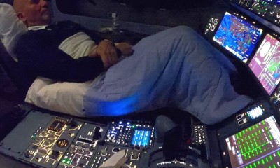Pesquisa revela que quase metade dos pilotos dormem no comando dos aviões