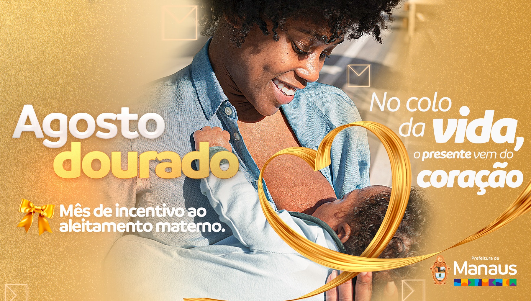 Agosto dourado: mês de incentivo ao aleitamento materno