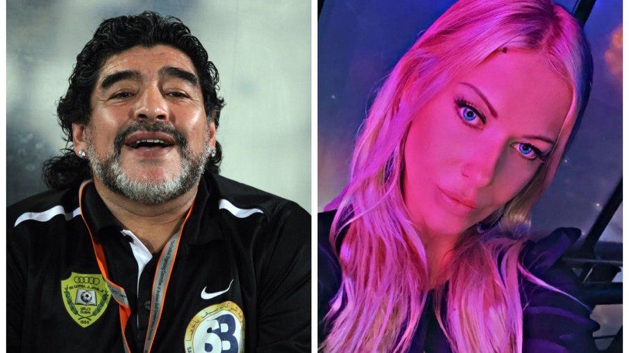 Maradona e Antonela 