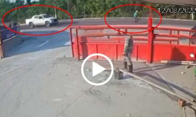 Vídeo +18: Veja o momento exato do atropelamento do ciclista na Avenida do Futuro em Manaus