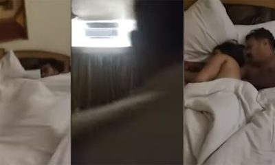 Vídeo : Marido é flagrado dormindo com a amante em motel. Mulher leva toda a família para ver a cena!