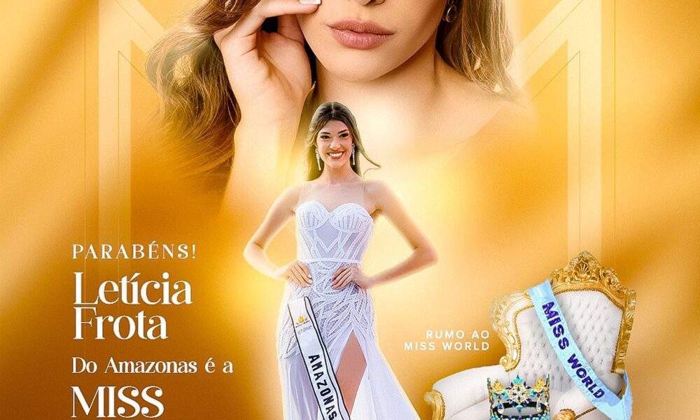 Amazonense Letticia Frota vence o Miss Brasil Mundo 2022