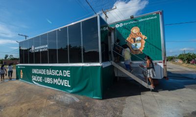 Prefeitura de Manaus oferta serviços de UBS Móvel próximo do Museu da Amazônia