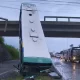 Vídeo mostra ônibus logo após despencar de viaduto