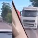 Vídeo: Carreta na contra mão, em alta velocidade na BR 174 quase causa tragédia