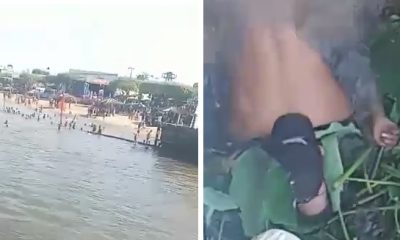 Vídeo +18 : Casal é flagrado dando uma às margens de uma praia no meio do aguapé!