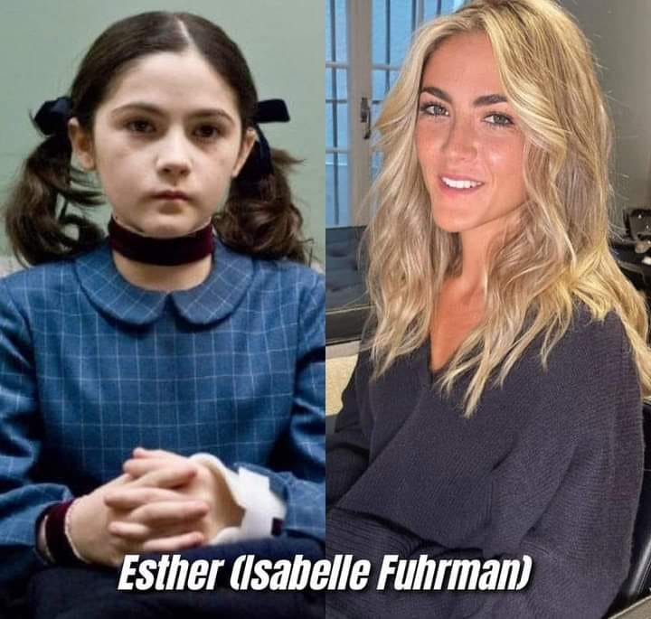Antes e depois da atriz do filme "A Órfã"