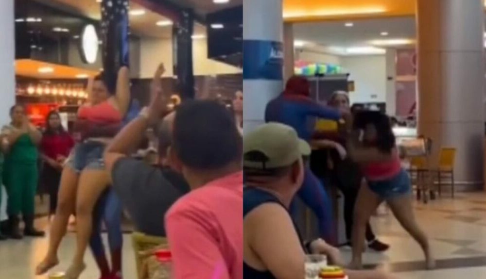 Vídeo: ‘Homem-Aranha’ aparta briga em shopping de Manaus e viraliza na web