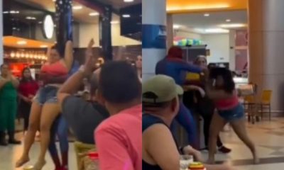 Vídeo: ‘Homem-Aranha’ aparta briga em shopping de Manaus e viraliza na web