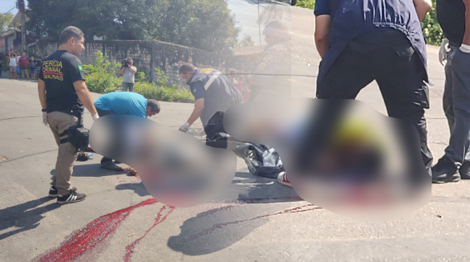 Cenas Fortes : Homem morre executado com um tiro na cabeça por 2 homens em uma moto no Vila da Prata