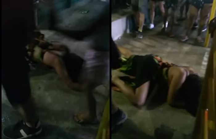Vídeo : Em Itacoatiara mulher dá sarrada no chão e viraliza nas redes sociais