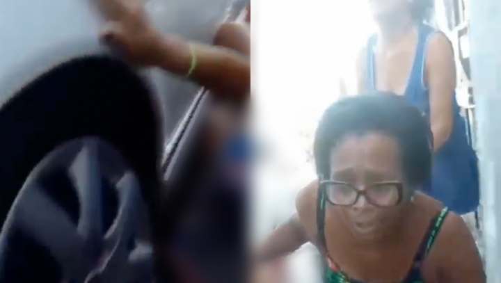 Vídeo +18: No braço, mãe levanta carro que estava em cima do tórax da filha