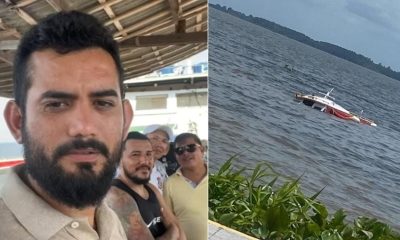 Tica Viegas, prefeito de Melgaço, gravou vídeo para dizer que todos passageiros estão bem Imagem: Reprodução/Instagram