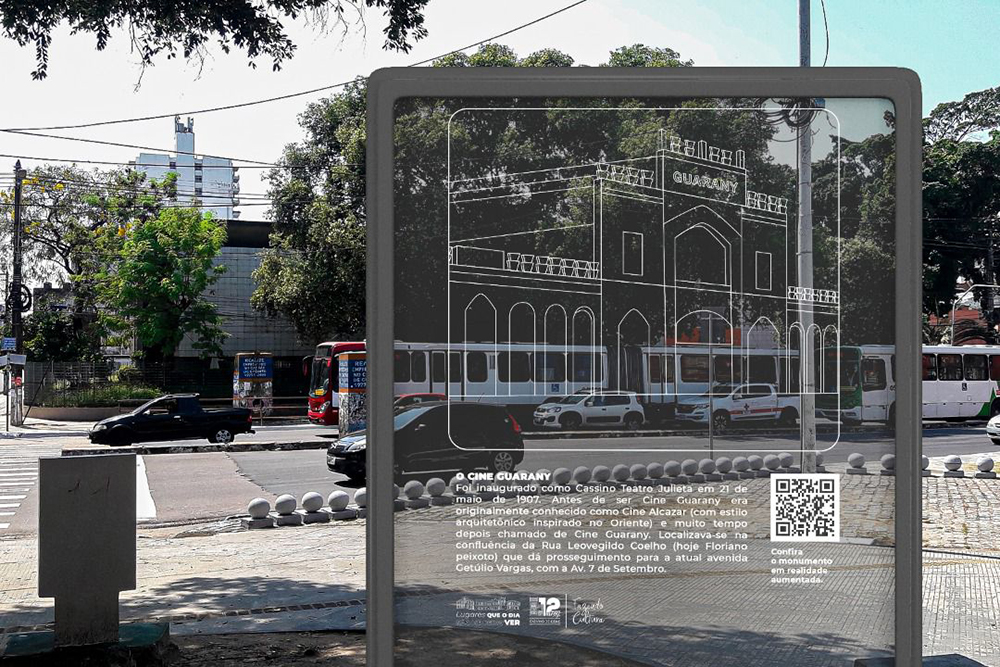 Por meio de um QR Code, o público também terá acesso a informações sobre a construção histórica. Foto: Divulgação
