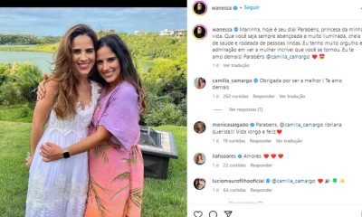 Wanessa Camargo parabenizou a irmã Camila Camargo pelos 37 anos (Foto: Reprodução/Instagram)