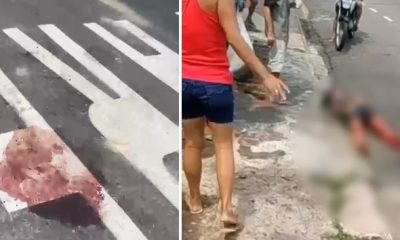 Vídeo : Mulheres brigam com pedradas e facadas! Uma levou a pior e foi esfaqueada na virilha e pescoço!