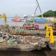 Prefeitura de Manaus recolhe mais 400 toneladas de lixo dos rios e igarapés de Manaus Foto – Alex Melo Semulsp