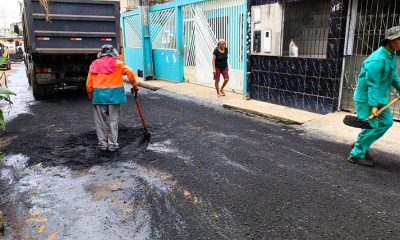 Programa ‘Asfalta Manaus’ conclui nova rua no bairro Compensa, na zona Oeste / Foto : Divulgação