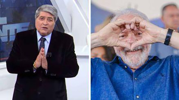 O apresentador José Luiz Datena, de 65 anos, do "Brasil Urgente", defendeu a fala de Luiz Inácio Lula da Silva (PT) durante a Cop27.