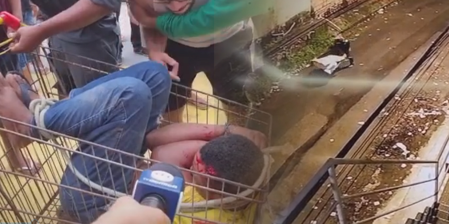 Homem suspeito de matar a própria mãe em Manaus é linchado por populares!