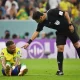Neymar sofreu entorse contra a SérviaNeymar sofreu entorse contra a Sérvia Nelson ALmeida/AFP