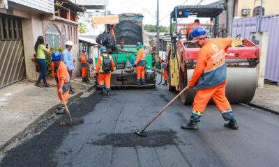 Asfalta Manaus conclui os serviços de recuperação asfáltica no bairro Japiim