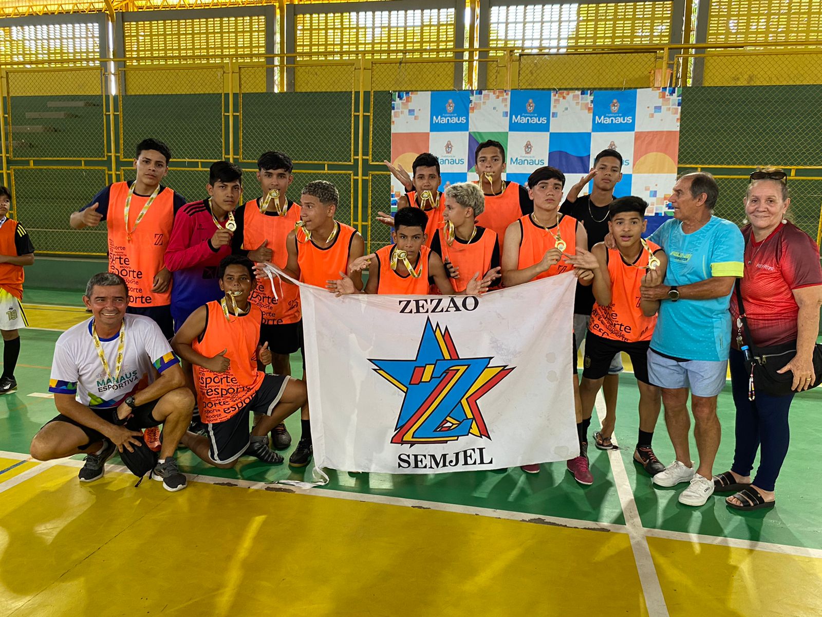 Festival de futsal encerra primeira edição dos Jogos dos Núcleos do ‘Manaus Esportiva’ da prefeitura / Foto – Divulgação / FME