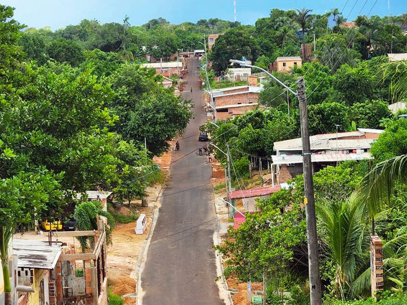 Asfalta Amazonas, programa do Governo do Amazonas, já asfaltou mais de 50 ruas em Iranduba!/ Foto: Divulgação/Seinfra