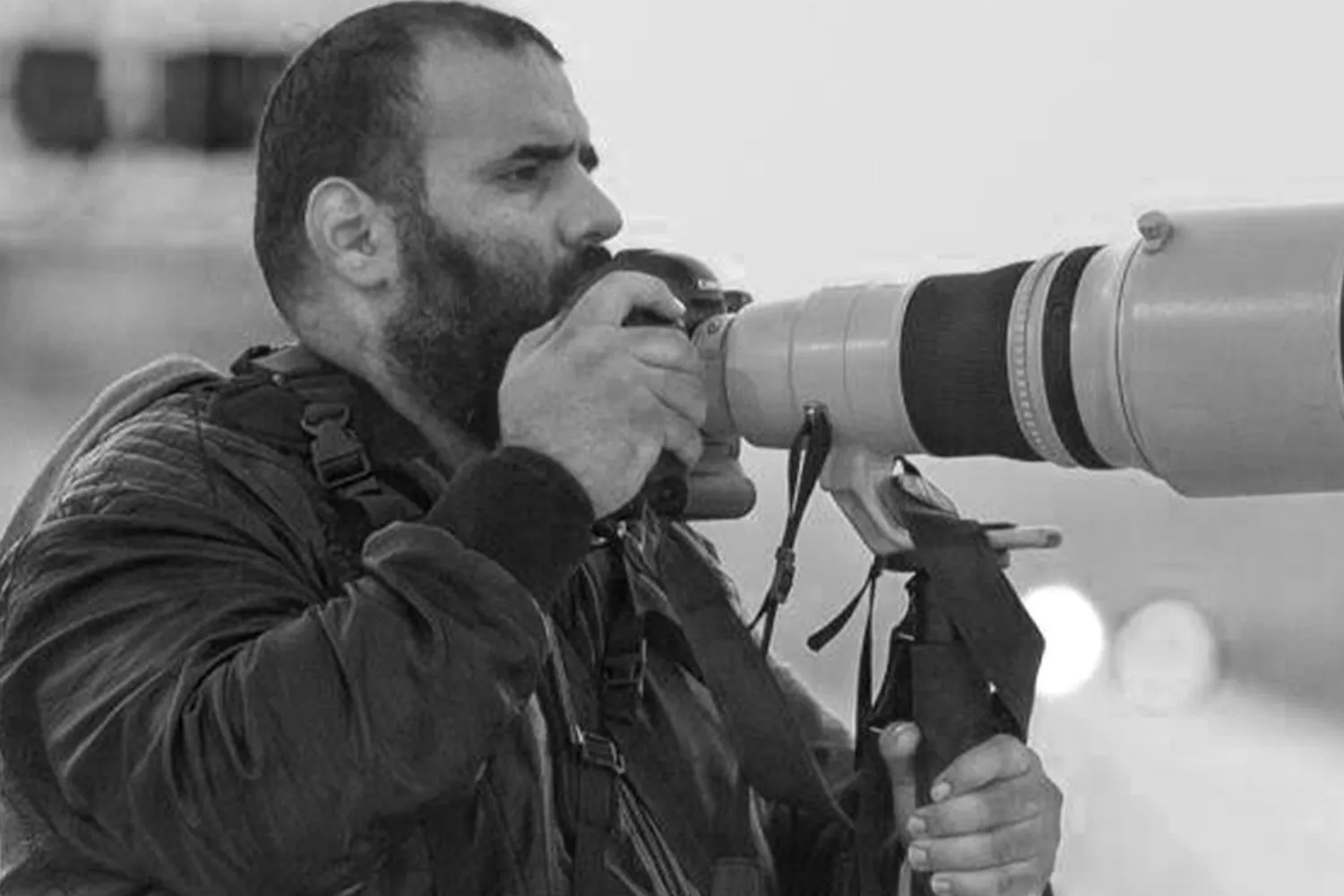 Fotojornalista Khaled Al-Misslam / Foto: Reprodução/Twitter