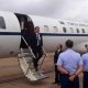 Jair Bolsonaro em avião da FAB, em 2021. - (crédito: Divulgação/PR)